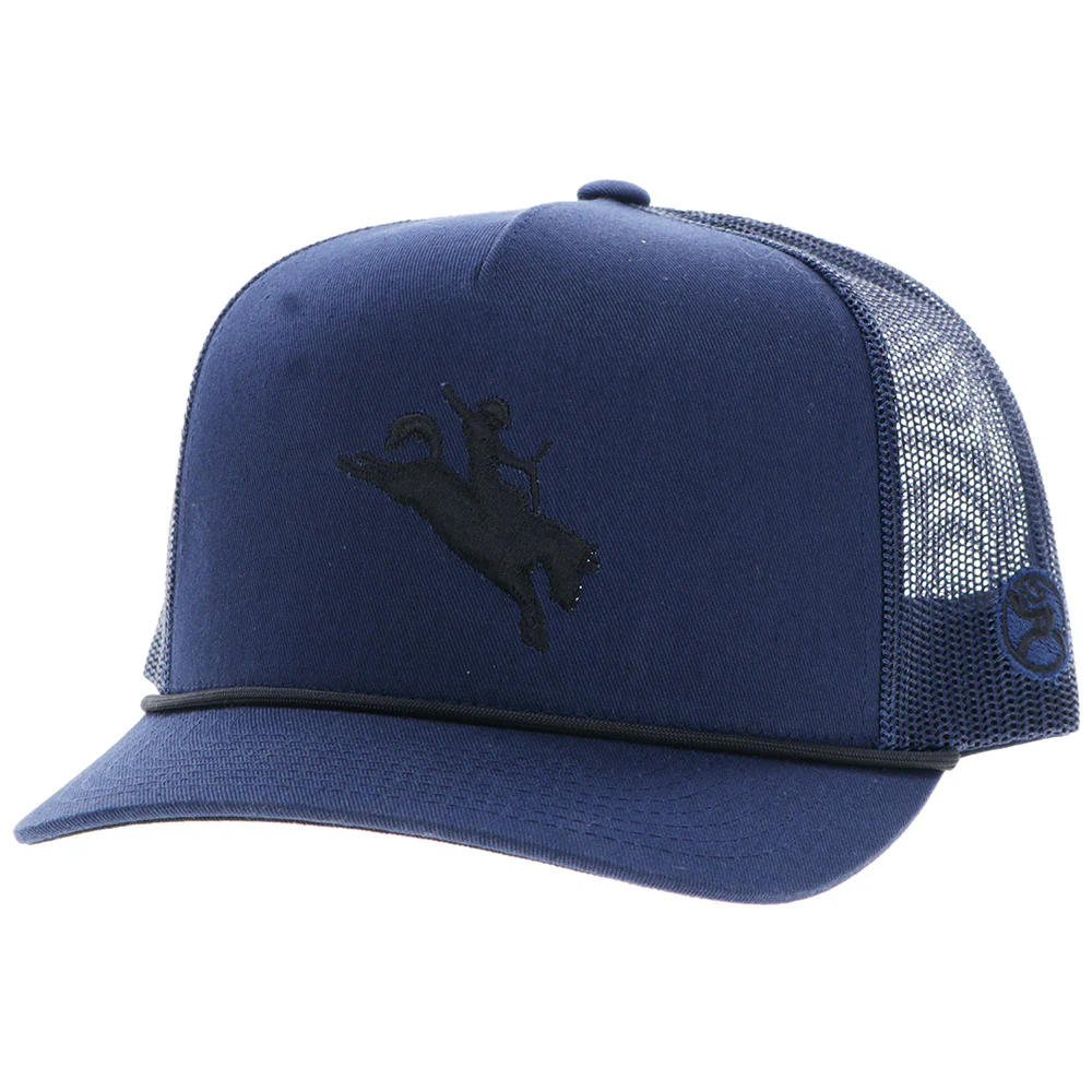 "Whit" Hat Navy Blue w/Black Logo