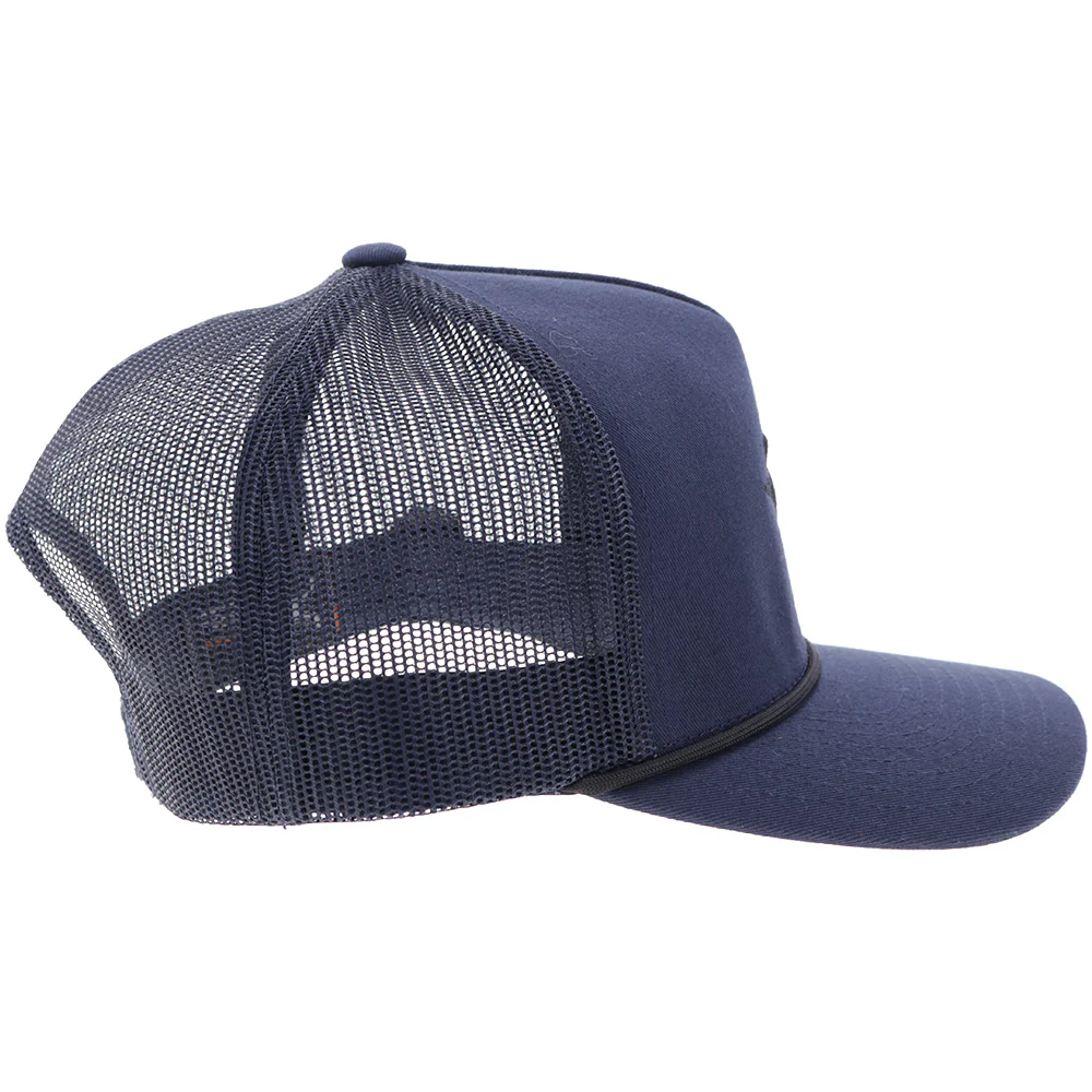 "Whit" Hat Navy Blue w/Black Logo - Image 2
