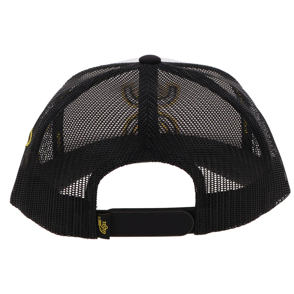 "Wichita State University" Hat White/Black w/Black & Yellow Hooey Logo - Image 2
