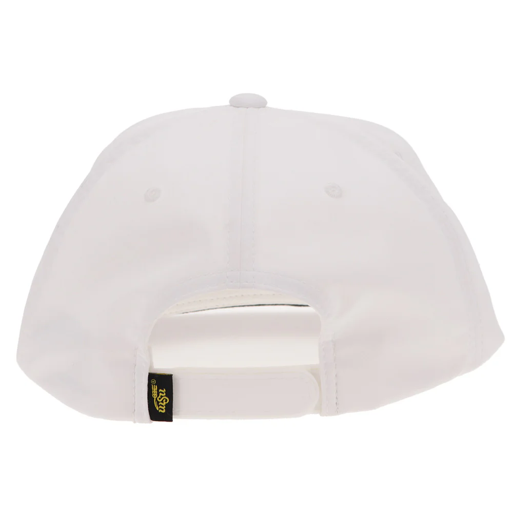 "Wichita State University" Hat White w/Black & Yellow Shockers Logo - Image 2