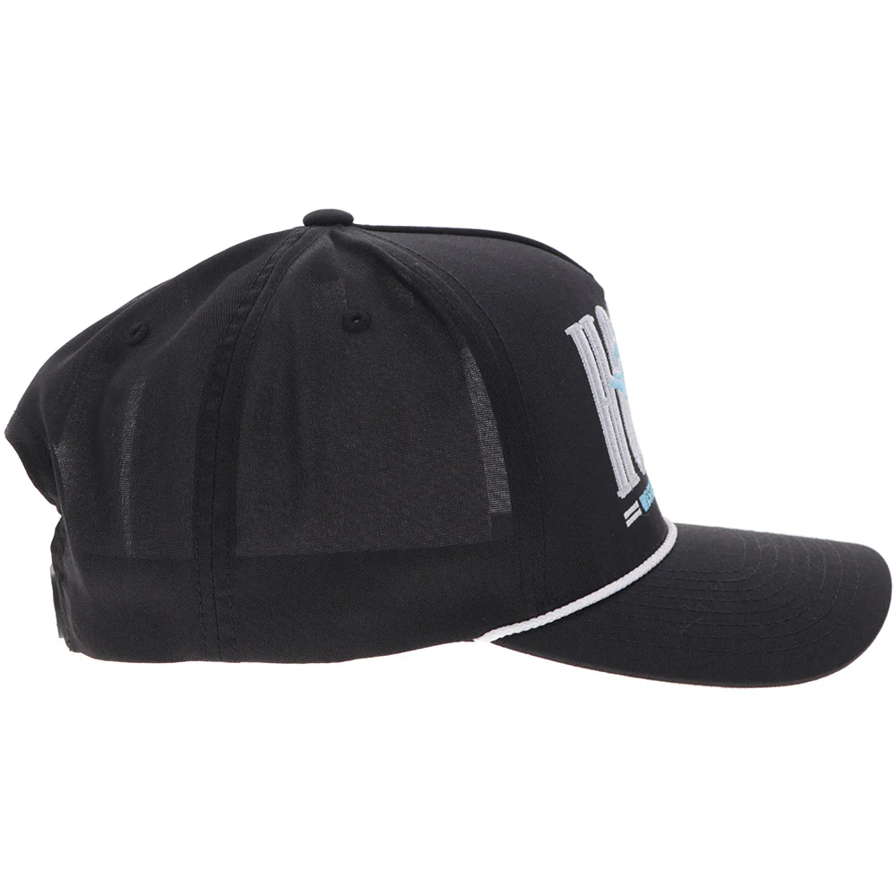 "Wild Ride" Hat Black w/White & Blue Logo - Image 3