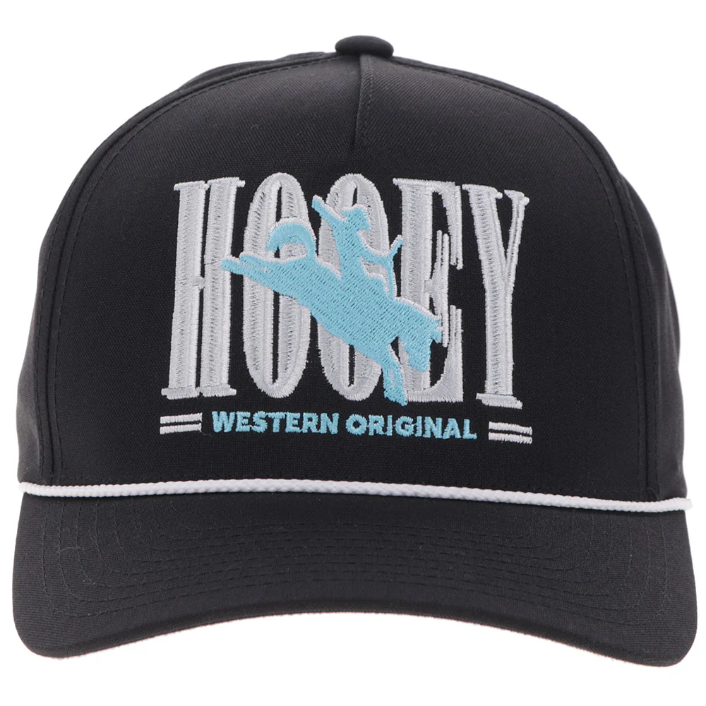 "Wild Ride" Hat Black w/White & Blue Logo - Image 4