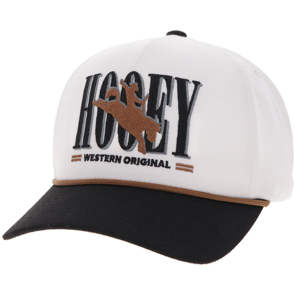 "Wild Ride" Hat White/Black
