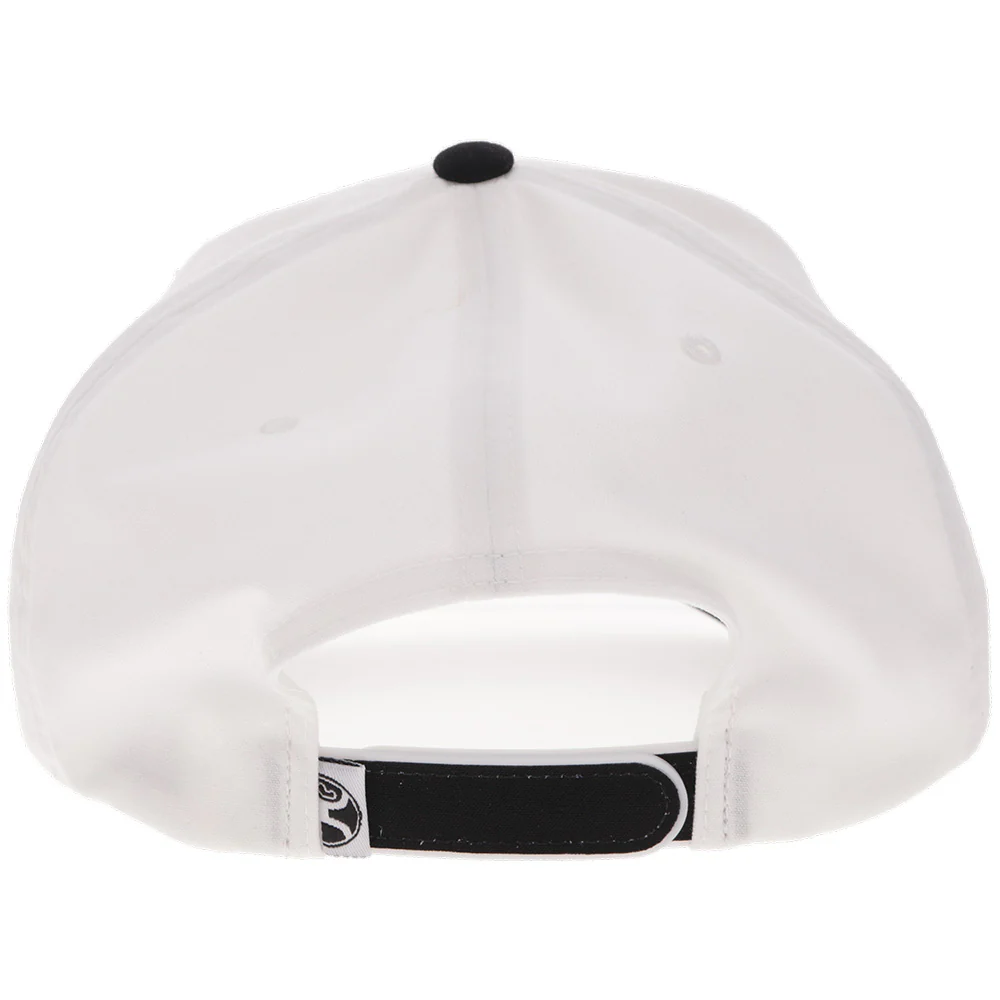"Wild Ride" Hat White/Black - Image 2