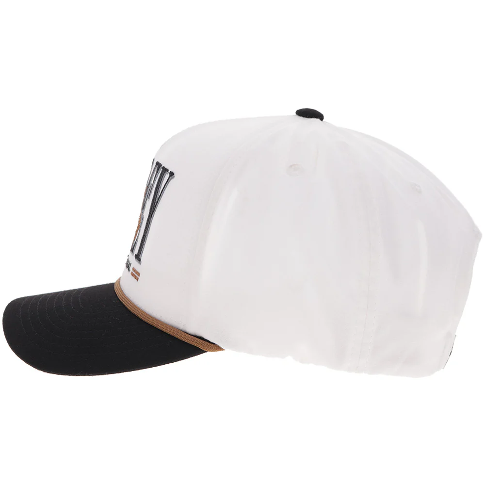 "Wild Ride" Hat White/Black - Image 5