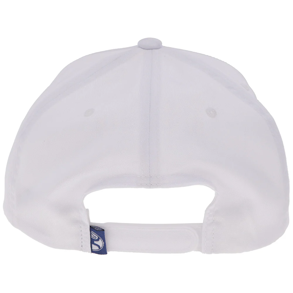 YOUTH "Wild Ride" Hat White/Navy & Red - Image 3