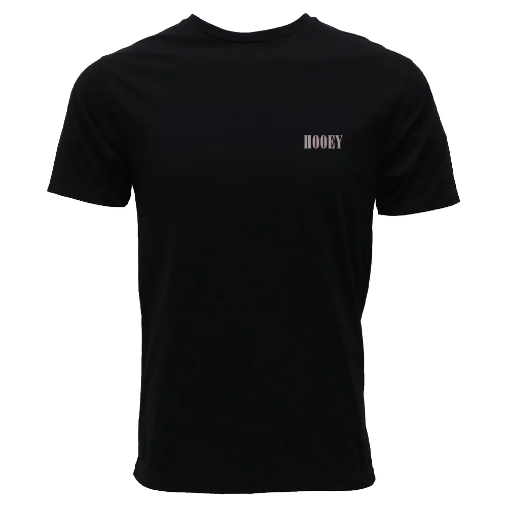 "Wild Ride" T-shirt Black w/Tan & Grey Hooey Logo - Image 2