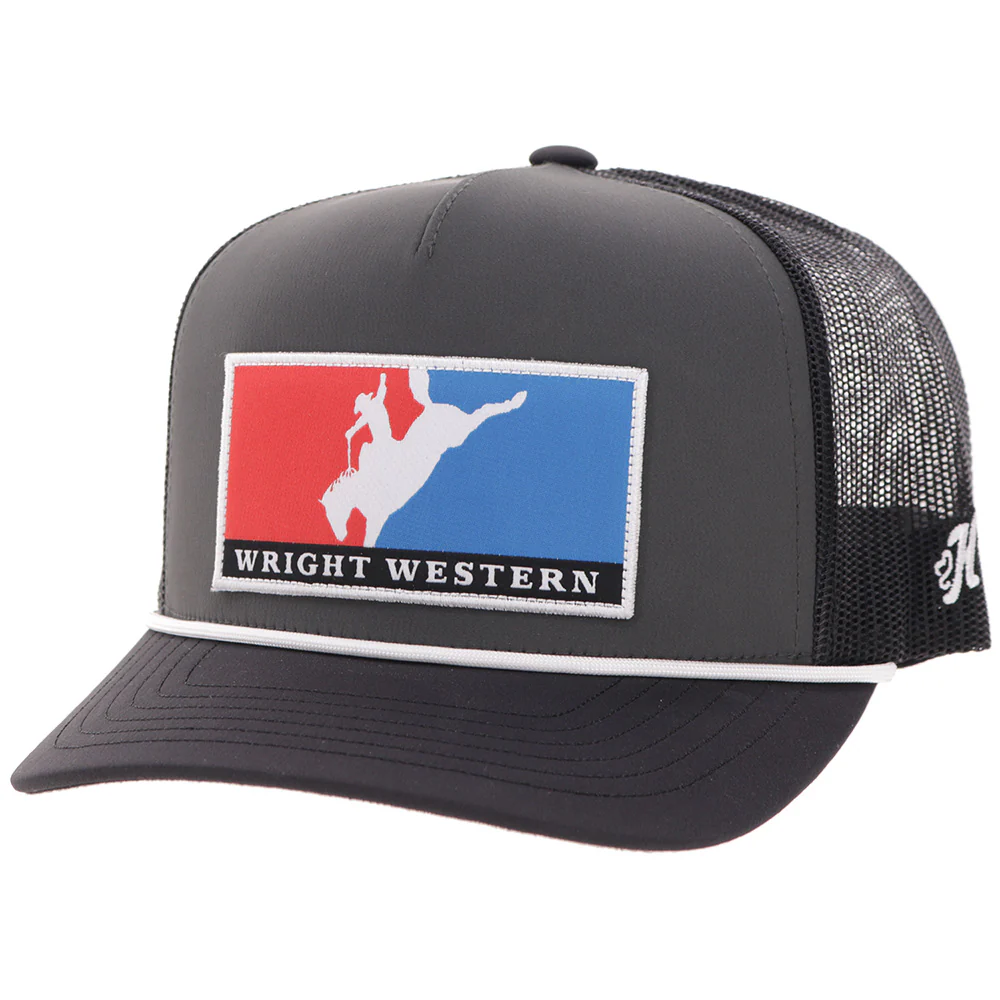 Wright Brothers Hat Charcoal/Black