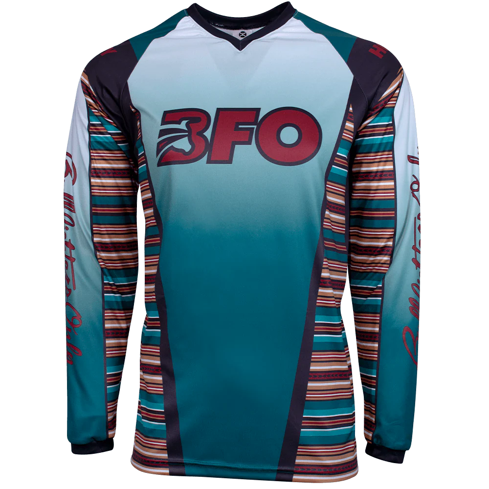 YOUTH BFO Jersey Turquoise/Serape Pattern