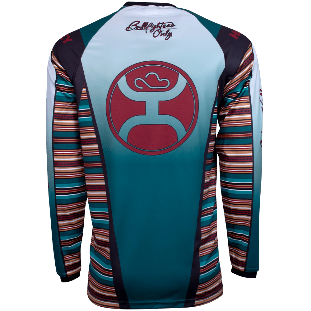 YOUTH BFO Jersey Turquoise/Serape Pattern - Image 2