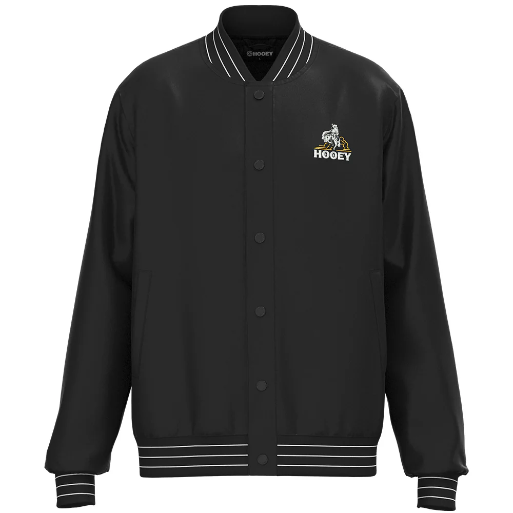 "Big Sky" Bomber Jacket Satin Black (Unisex) - Image 2