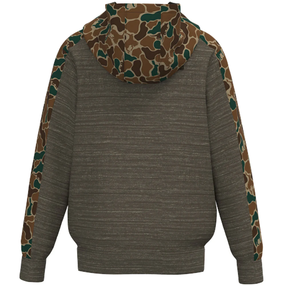 Youth "Canyon" Brown w/ Camo Hoody - Image 2