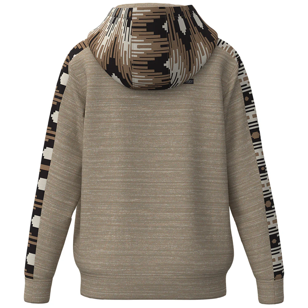 YOUTH "Canyon" Tan w/Aztec Hoody - Image 2