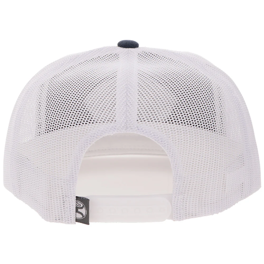 "Cavvy" Punchy Hat Grey/White - Image 2