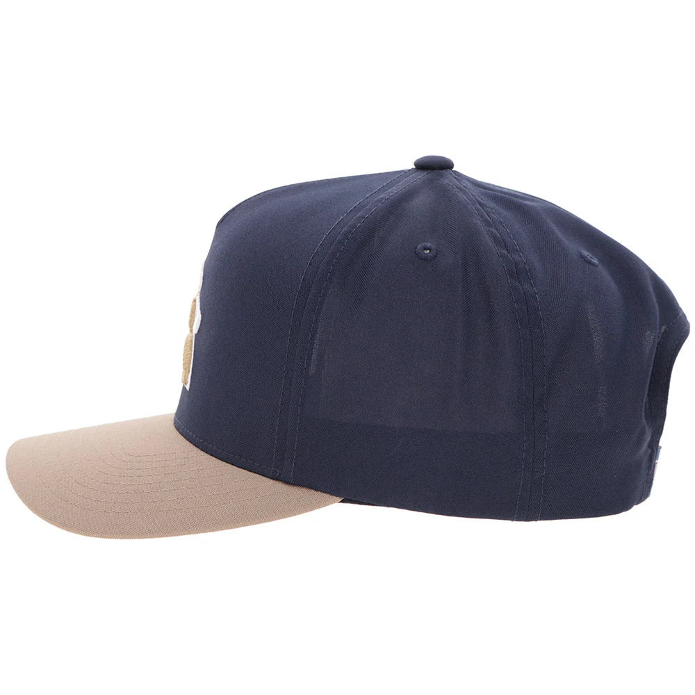 YOUTH "Classic" Navy/Tan w/Hooey Golf Logo Hat - Image 4