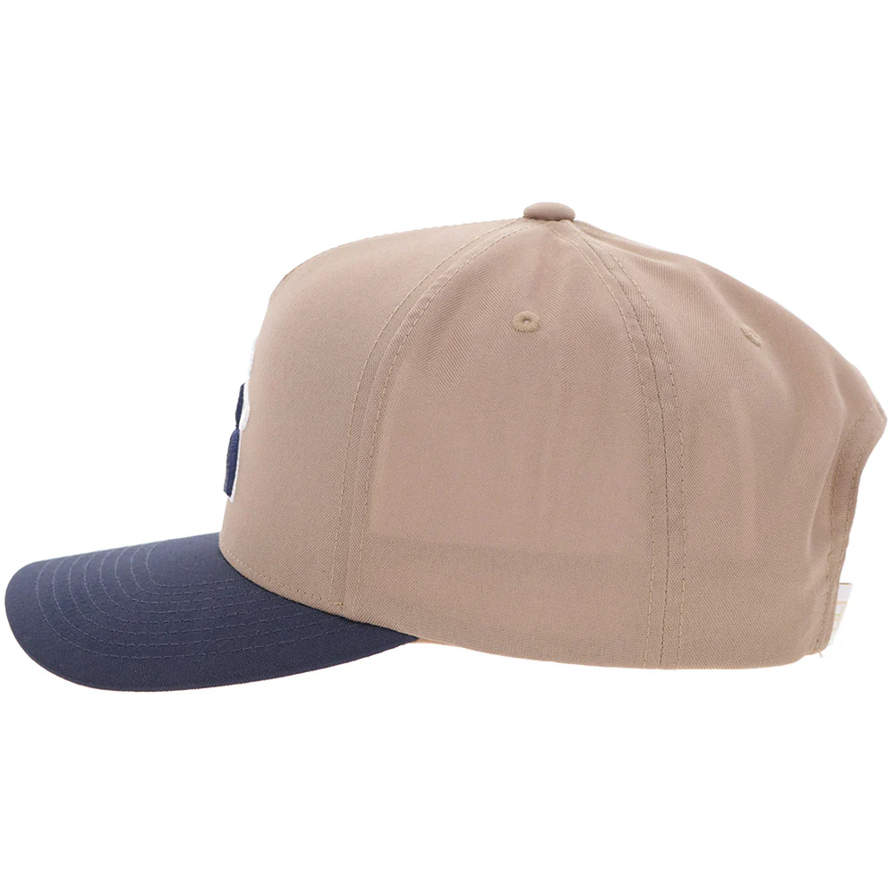 "Classic" Tan/Blue w/ Hooey Golf Logo Hat - Image 5