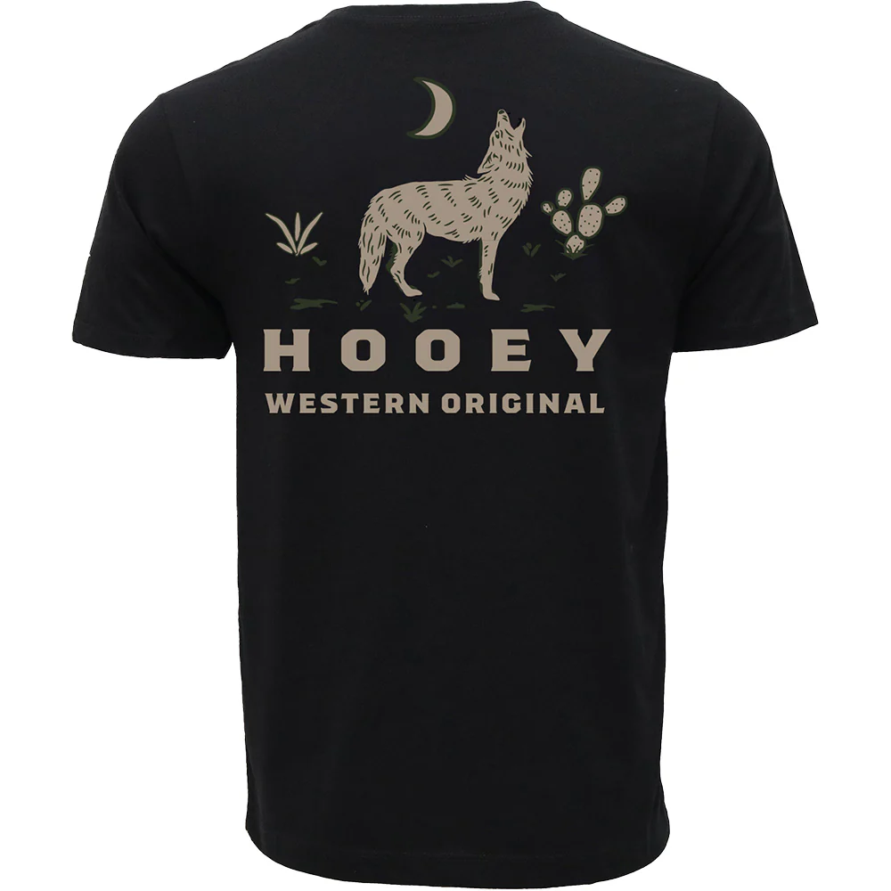 Youth "Coyote" Black w/Tan Logo T-shirt