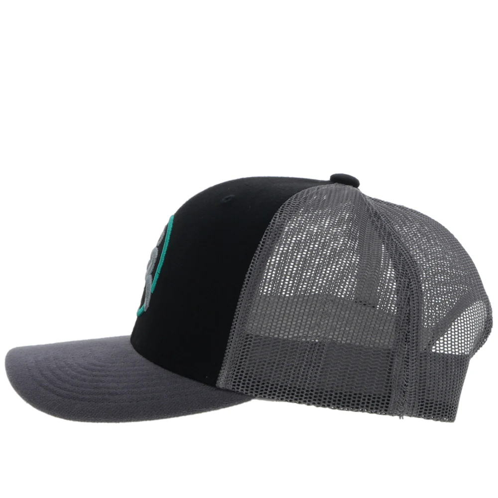 Youth Hat "Strap" Roughy Black/Grey - Image 3