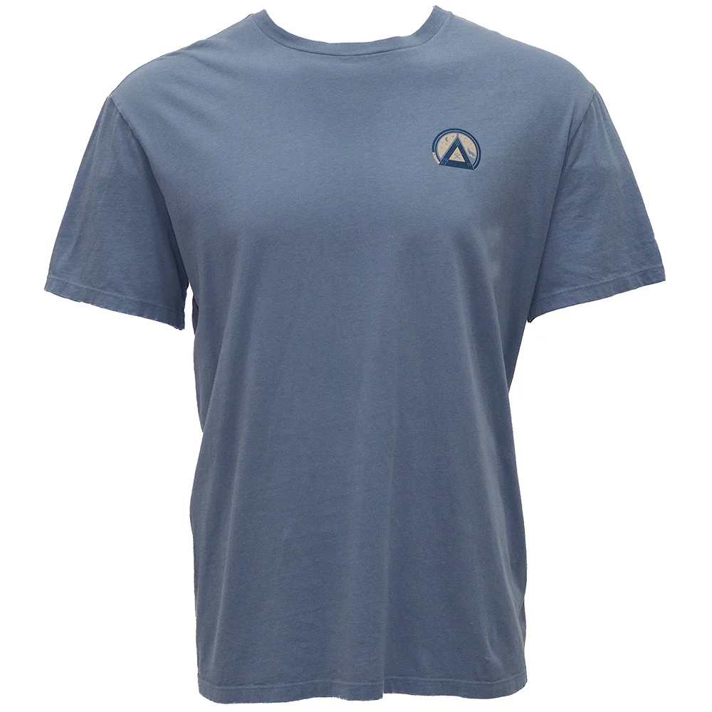 YOUTH "Hooey Music" Denim Blue w/Navy & Tan Logo T-shirt - Image 2