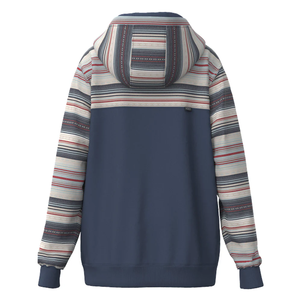 Youth "Jimmy" Hoody Blue/Serape - Image 2