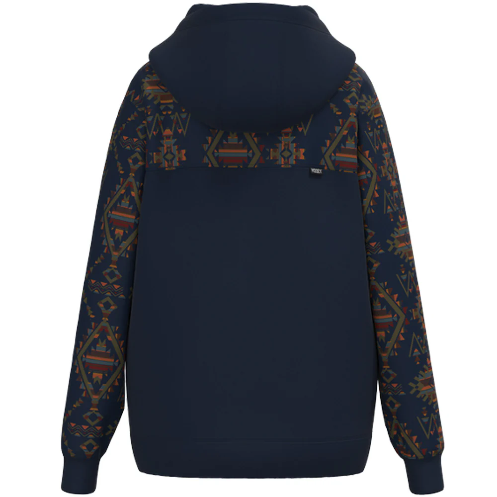 YOUTH "Jimmy" Navy Blue w/Orange Aztec - Image 2