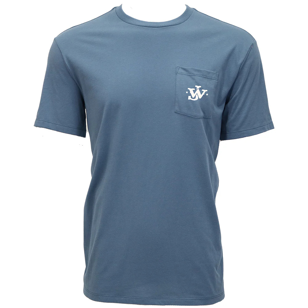 "John Wayne" Dark Denim Pocket T-shirt - Image 2