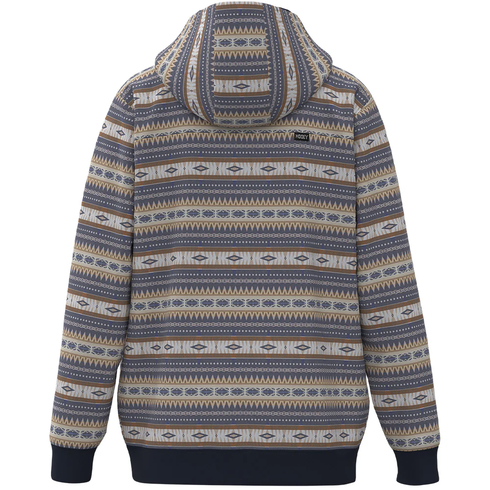 Youth "Legendary Hoody" Blue/Aztec - Image 2