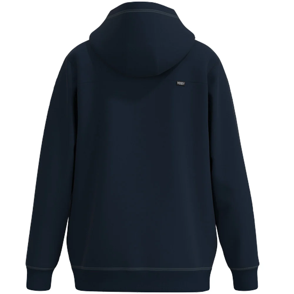 Youth "Legendary Hoody" Navy Blue w/White & Grey Aztec - Image 2
