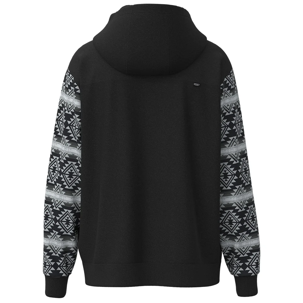 Youth "Legendary Polar Fleece" Black w/Aztec Hoody - Image 2