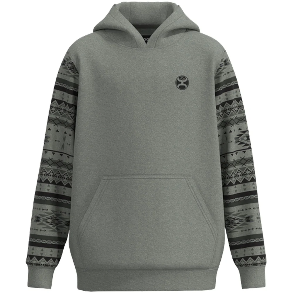 Youth "Legendary Polar Fleece" Grey w/Aztec Hoody
