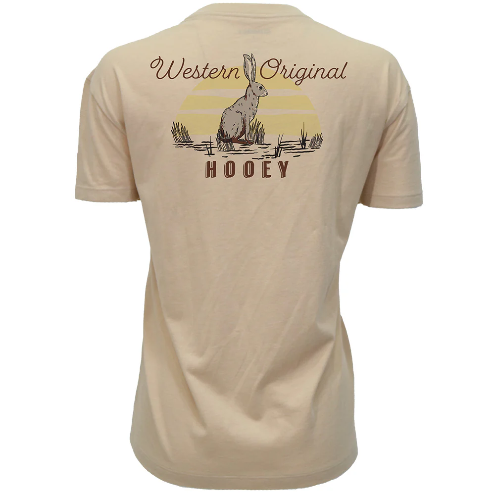 YOUTH "Ralls" Tan w/Brown & Orange Rabbit Logo T-shirt