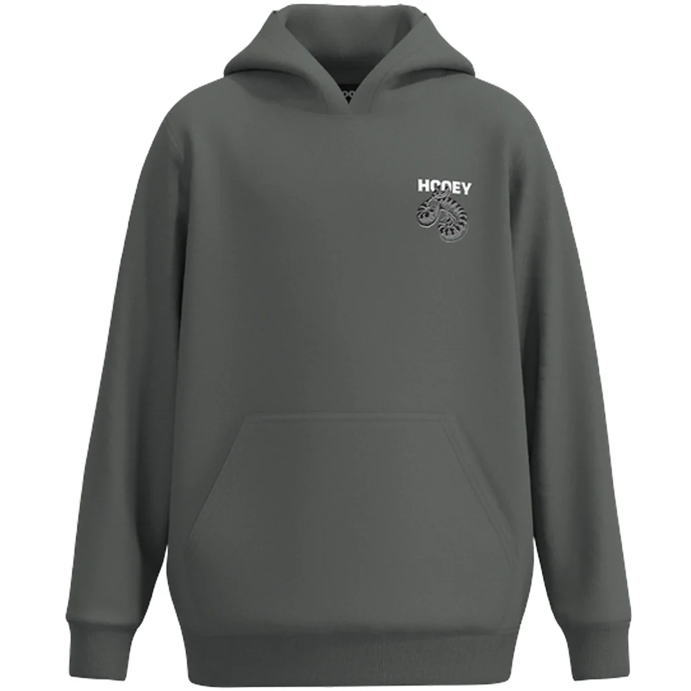 Youth "Rattler" Grey w/Black & White Snake Logo - Image 2