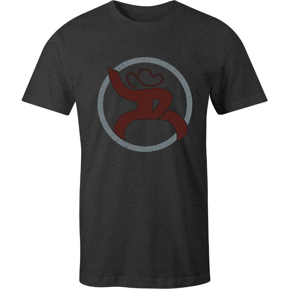 Youth "Roughy 2.0" Charcoal w/Grey & Maroon Logo T-shirt