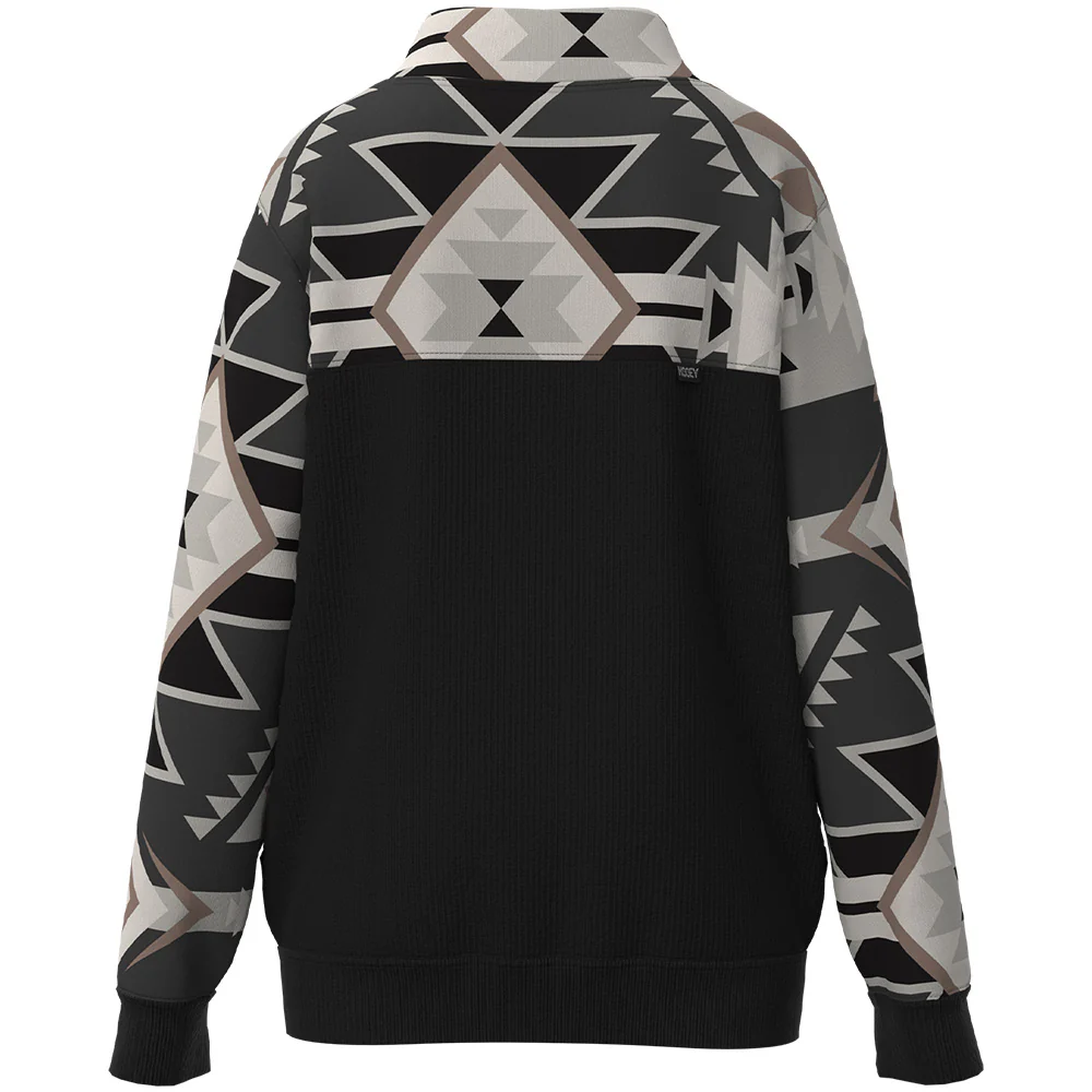 Youth "Stevie" Black/White w/Aztec Pullover - Image 2