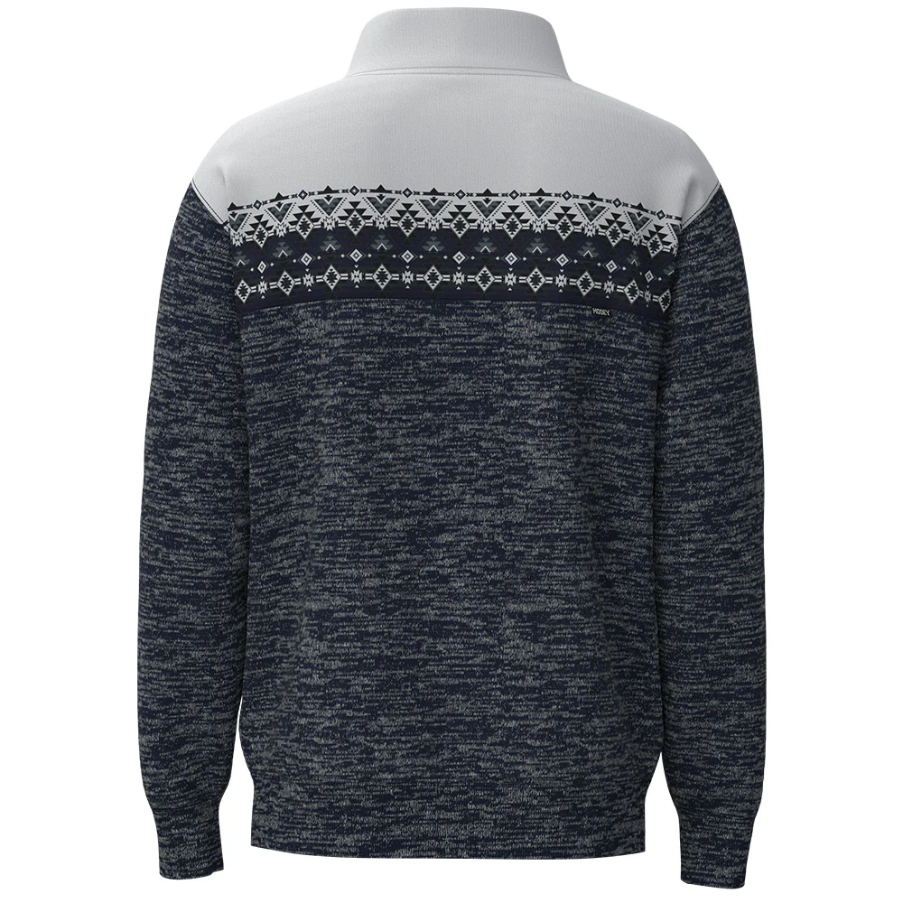 Youth "Stevie" Pullover Blue w/Aztec - Image 2