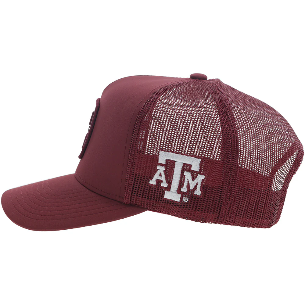 Texas A&M Hat Maroon/White - Image 3