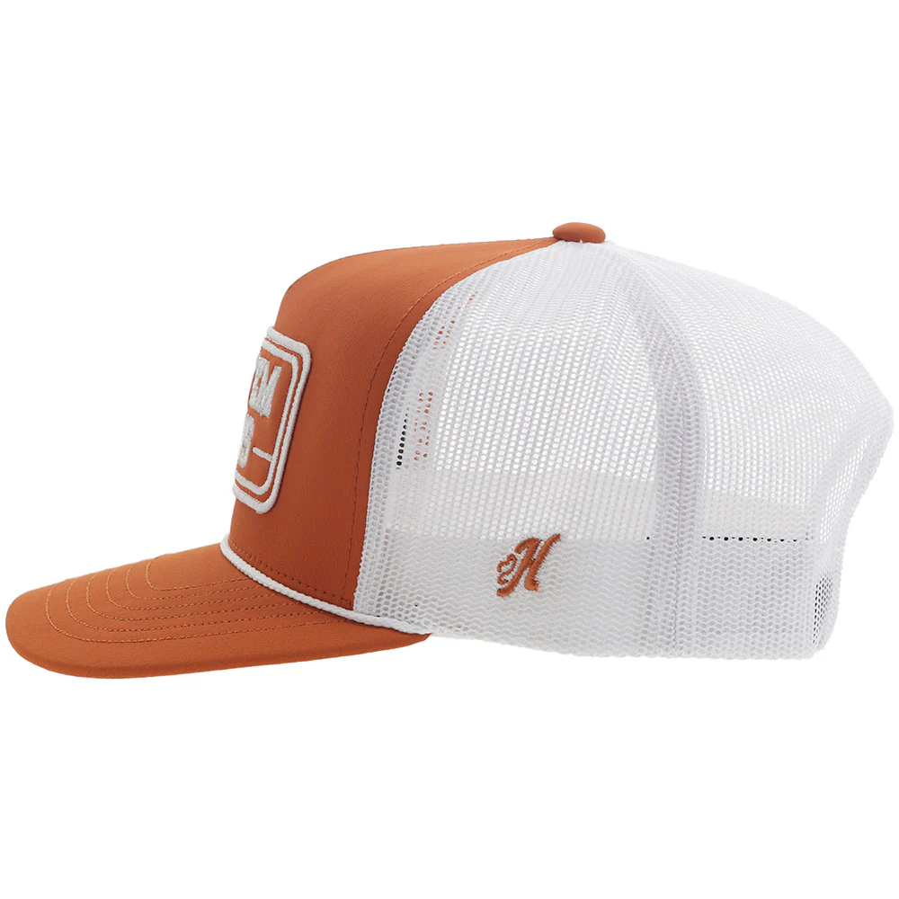 "University Of Texas" Hat Orange/White Rectangle Patch - Image 3