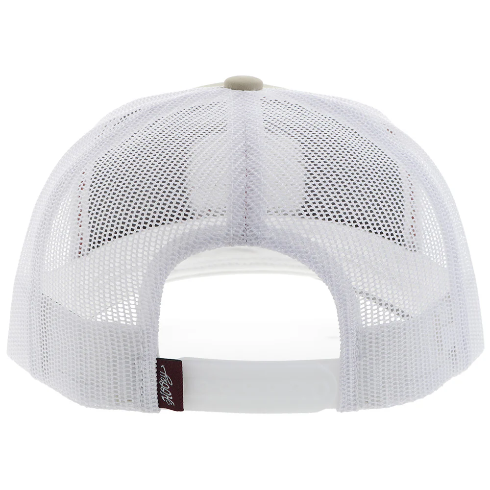 "Zenith" Hat Tan/White w/ Serape Patch - Image 2