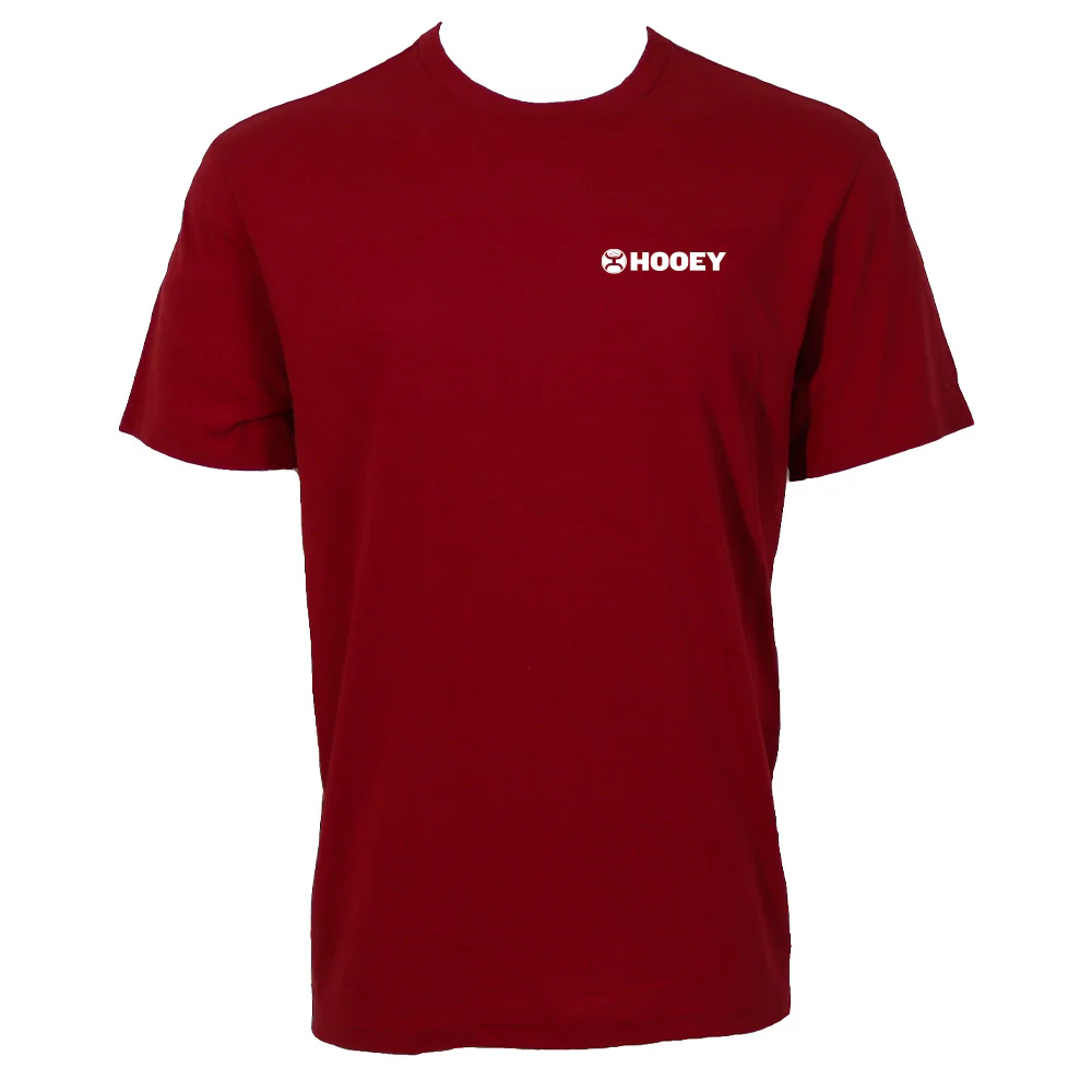 "Zenith" Red w/Multi-Color Stripes Hooey T-shirt - Image 2